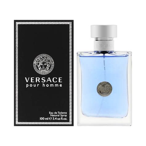 versace pour homme eau de toilette natural spray 100ml|Versace Pour Homme scent profile.